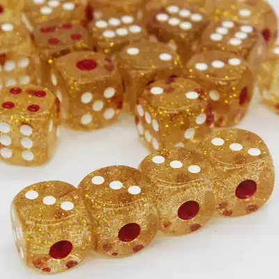 18MM large color seed one sieve dice digital color colorful Crystal Dice
