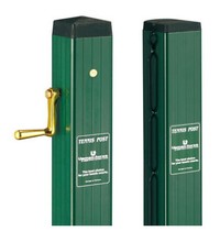 Just-in-time match-type tennis post in-line tennis court post embedded tennis center post TP-3000