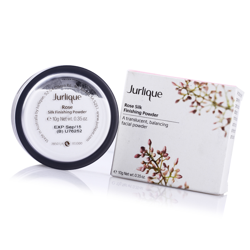 美国进口 Jurlique茱莉蔻玫瑰蚕丝蜜粉 10g 遮瑕 美白 控油