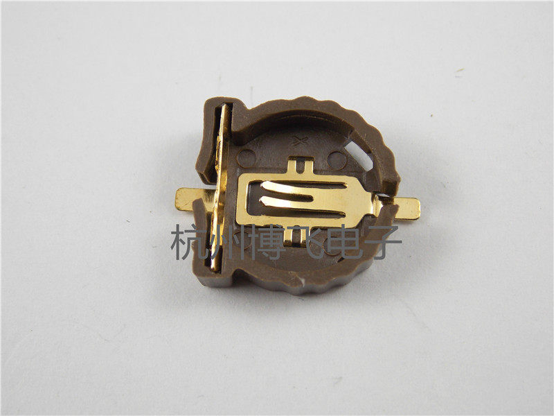 CR1220 battery holder patch battery holder 3v button Battery Seat Pin Gold Plated High Temperature Resistant 250 ° C
