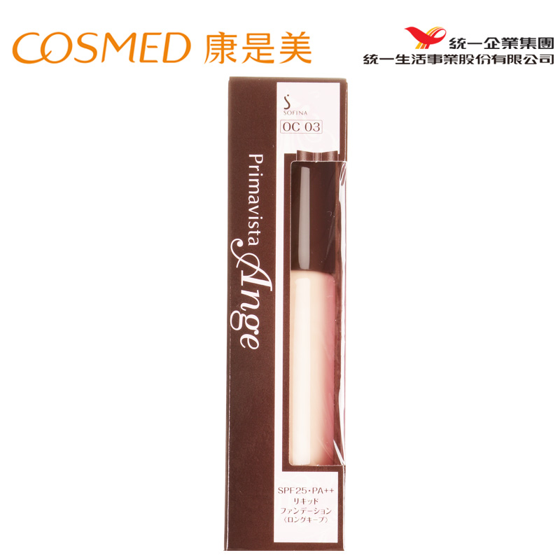 统一康是美 日本SOFINA 漾緁轻妆长效粉底液OC03