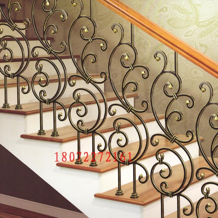 Upper Danger Stairs Iron Art Stairs Iron Art Fencing Stairway Armrest Barrier Railing Duplex Penthouse Stairway