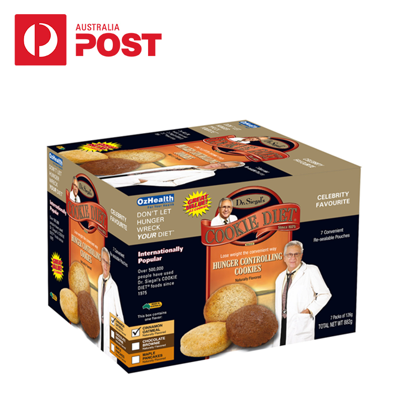 Dr Siegal's 代餐曲奇饼干 肉桂燕麦口味 1周量 1盒*7包*9块