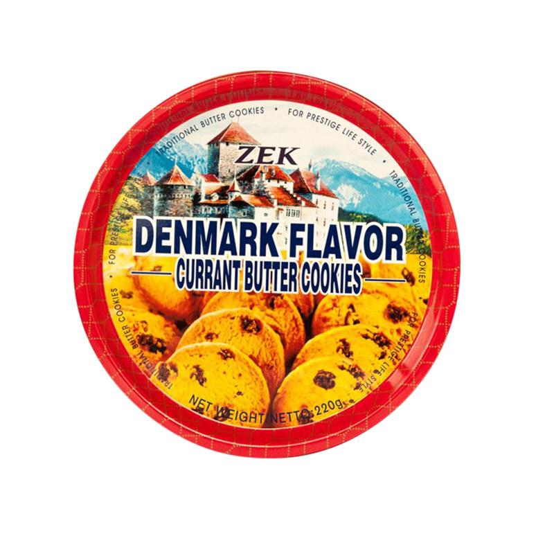 【天猫超市】马来西亚进口 饼干 ZEK葡萄干黄油曲奇饼干220g/盒