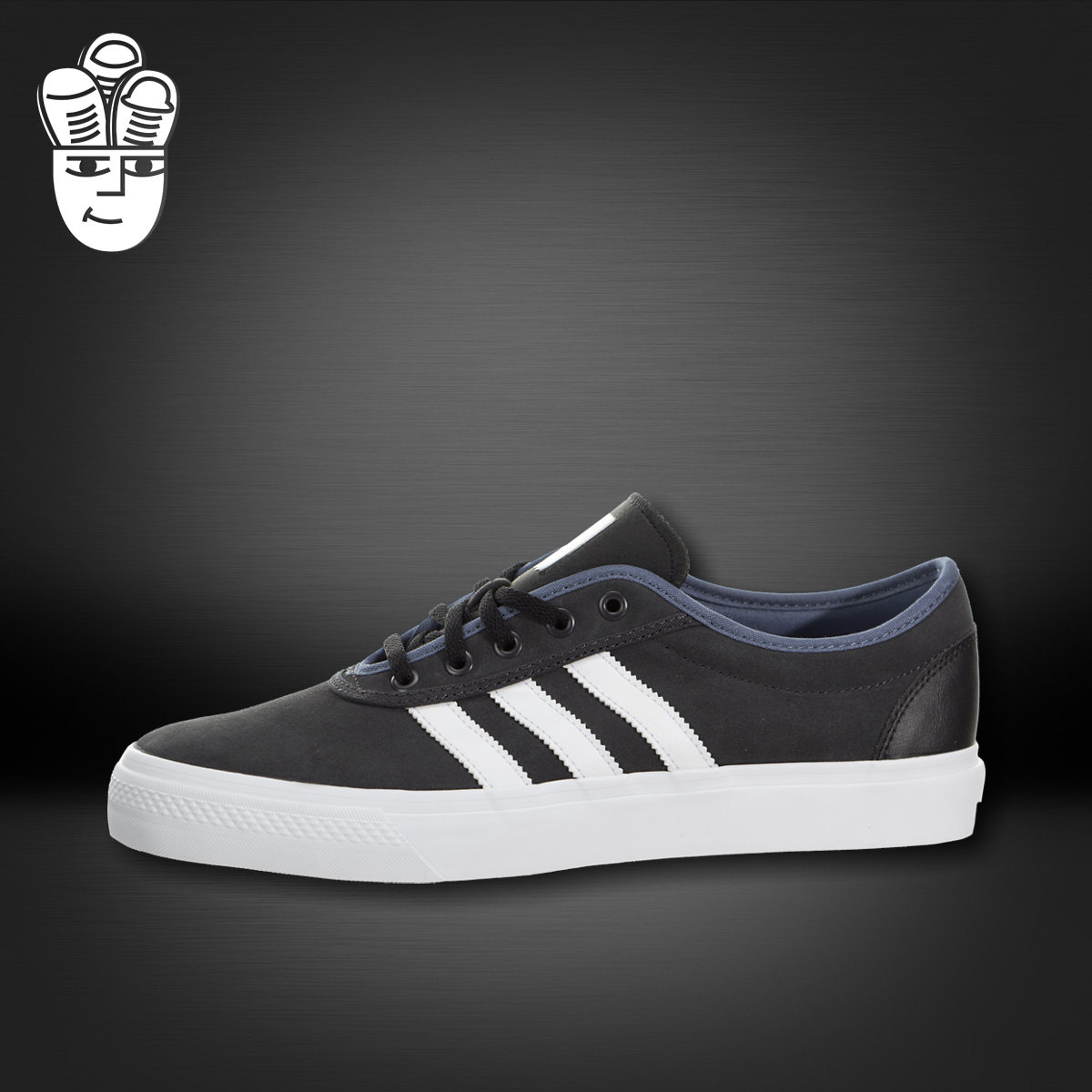 阿迪达斯 Adidas Adi Ease 三叶草板鞋 时尚男子低帮休闲鞋