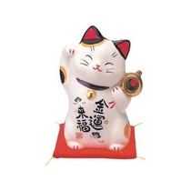This pharmacist kiln ceramic painting Jin Yun Mantang raised his hand to recruit wealth cat business