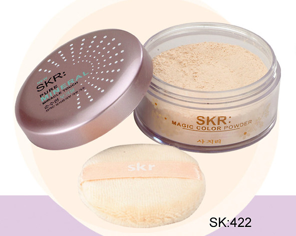 South Korean SKR fine pure mineral natural light powder honey powder transparent makeup sensation control oil fine
