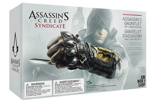 Quê hương phiên bản cao cấp của Assassin Creed Owl tay áo nam với tay áo thanh kiếm tay áo mũi tên trò chơi COSPLAY1: 1 đạo cụ đồ chơi - Game Nhân vật liên quan