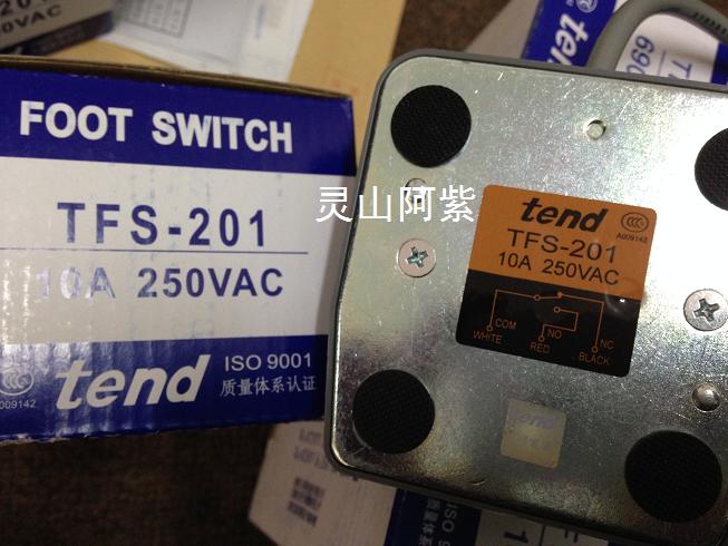 Taiwan TD foot switch TFS-201 10A250V false one penalty ten 1 meter line
