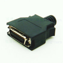 Totem FMC26M-K-AL SCSI plug HPCN26 male head plastic shell 26 core public pressure line connector