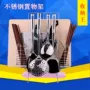 Thép không gỉ dày giữ dao Cung cấp nhà bếp dao giữ đũa chặt thớt nhà bếp dụng cụ giá bếp dao lưu trữ giá - Phòng bếp chảo nấu bếp từ