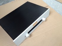 White all-aluminum imitation Gaowen preamp chassis with two depths of 300 and 350
