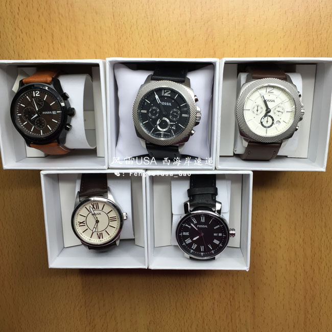 Special Offer 660 Area Spot Fossil Fossil Bq1731 Bq1015 Genuine Leather Men's Fashion Watch