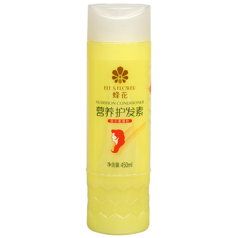 正品蜂花营养护发素含小麦蛋白450ml 滋养柔顺男女士修复毛躁顺滑