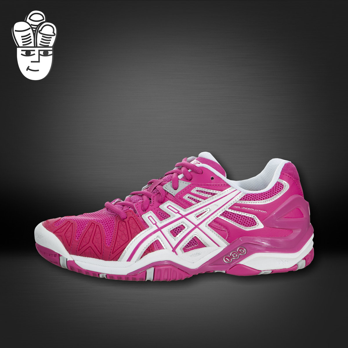 亚瑟士Asics GEL-Resolution 55爱世克斯 女子 专业网球鞋 运动鞋