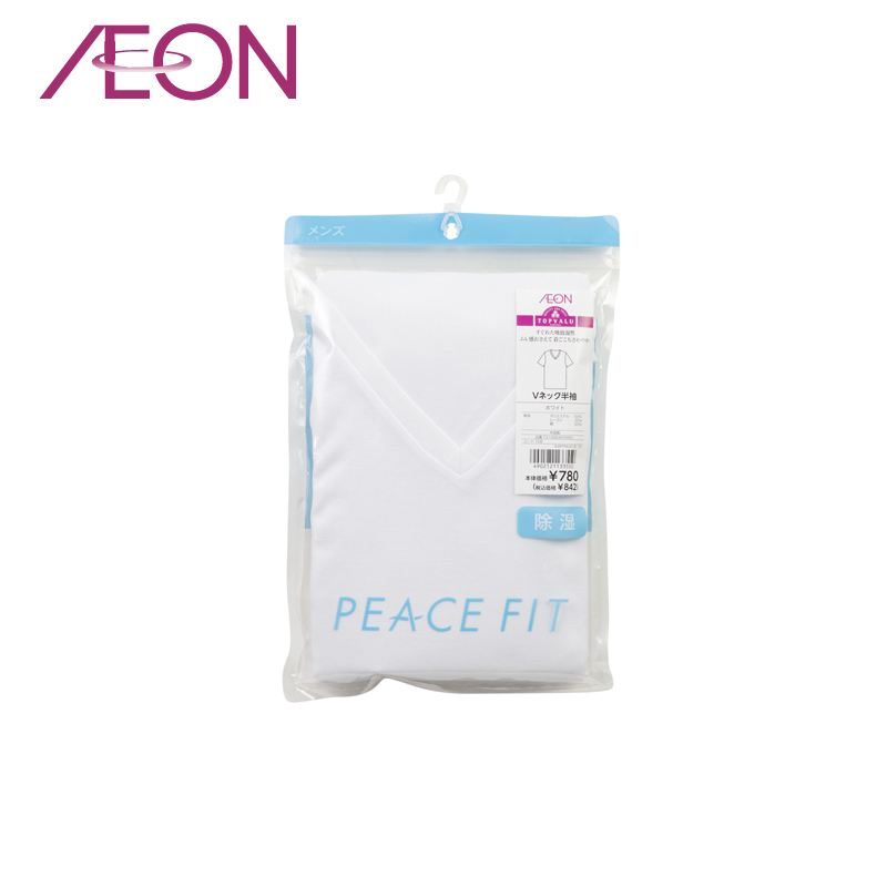 TOPVALU PEACE FIT除湿 V领短袖内衣