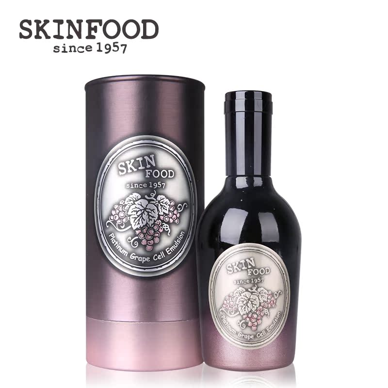 Skin Food/思亲肤白金葡萄乳液亮白抗皱细纹修复长效保湿