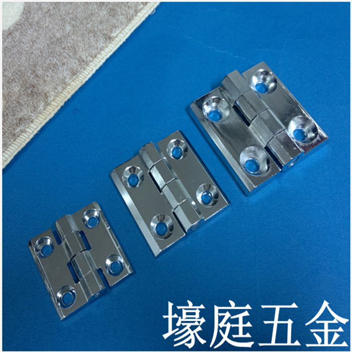 Zinc alloy hinge thickened industrial hinge mechanical equipment hinge distribution cabinet box hinge load height 50*50