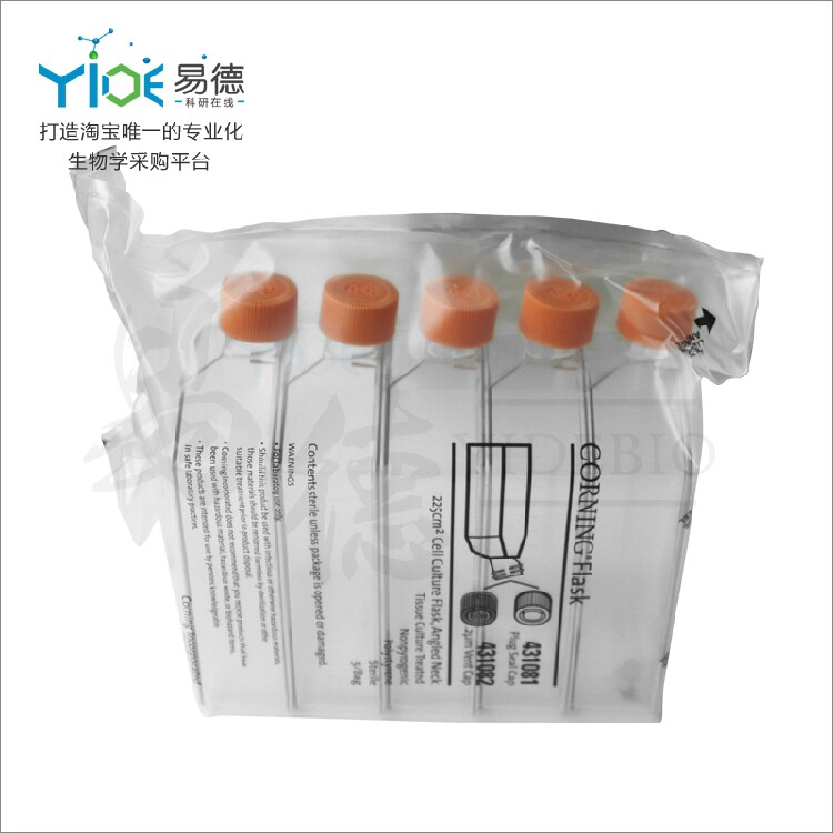 Corning  225cm细胞培养瓶,透气盖,TC处理 [康宁 431082]  5个/包