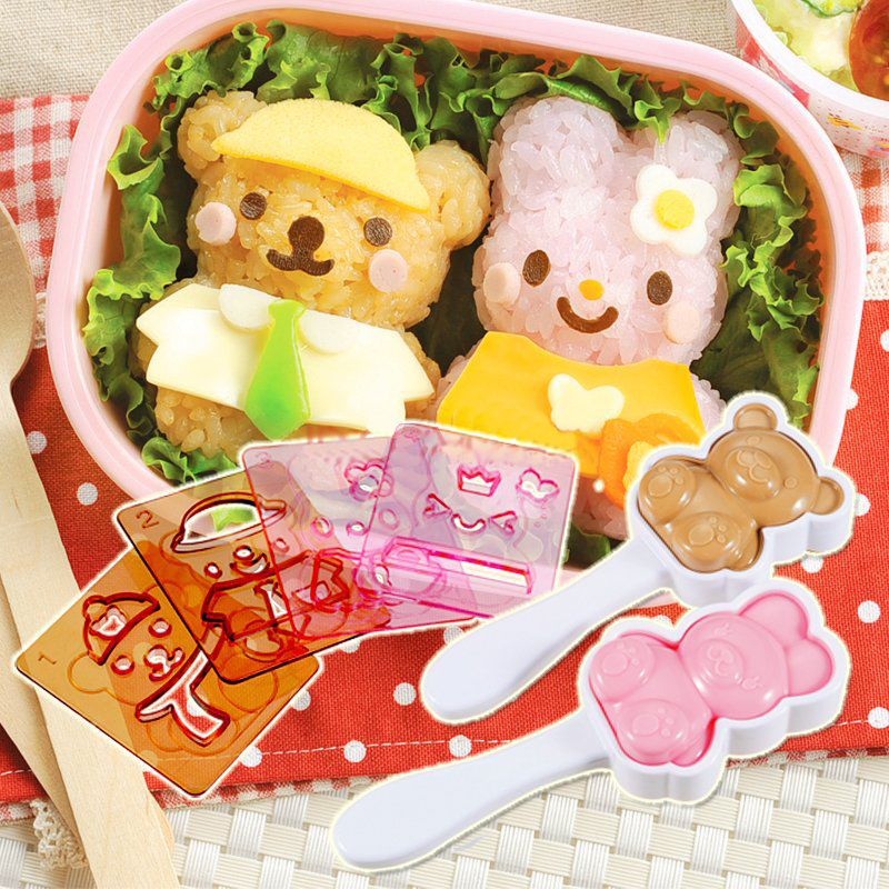 Changing clothes doll Meal Kits MOULD SUIT CUTE ANIMAL DIY LUNCHBOX FOR SUSHI TOOLS