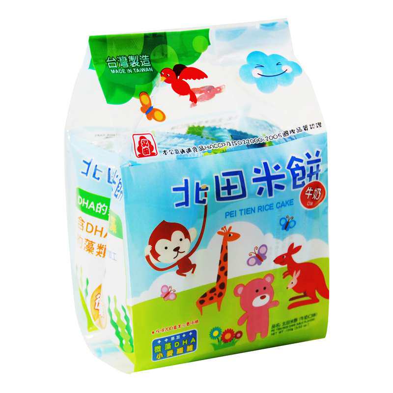 【苏宁易购】北田 幼儿米饼（牛奶口味）100g/袋