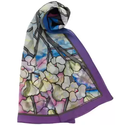 United States Tourism Metropolitan Museum of Culture and Creativity commemorative gifts Boutique American glass art scarf Silk Scarf