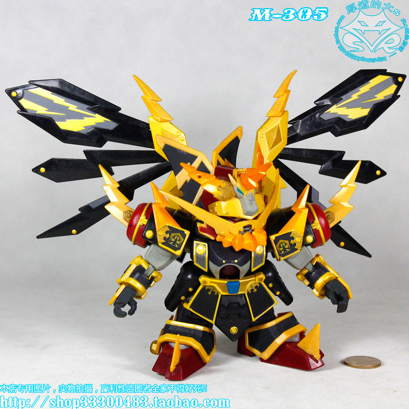 现货gundam高达sd Flextion可动玩偶force 骑马王丸有损