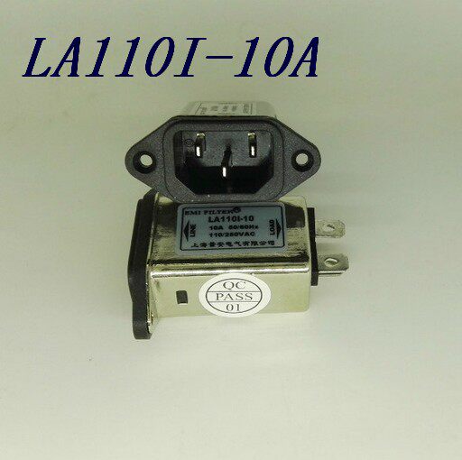 Direct sales LA110I-10A plug-in-type single-phase AC IEC power filter