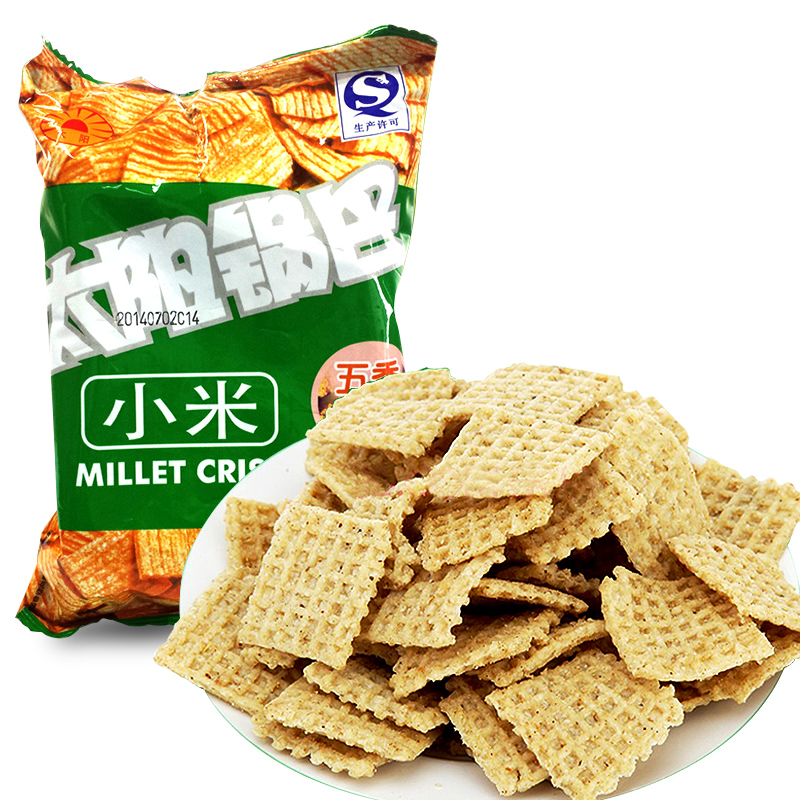 【天猫超市】太阳 小米锅巴五香味50g/袋 经典风味 休闲零食