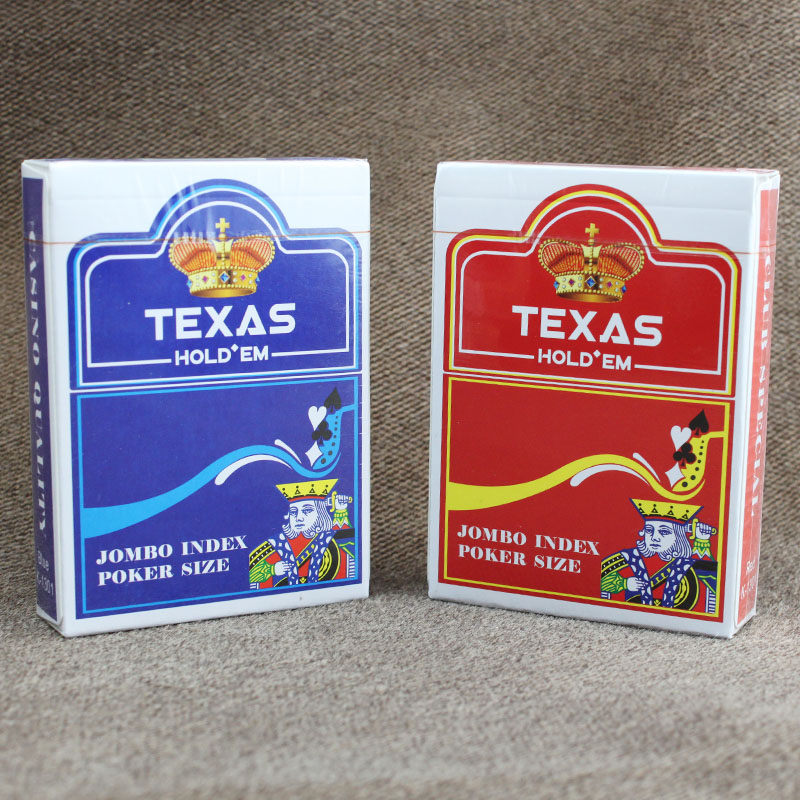 Taiwan Guogao imported plastic playing cards Texas big character poker model 1301 (single pair)