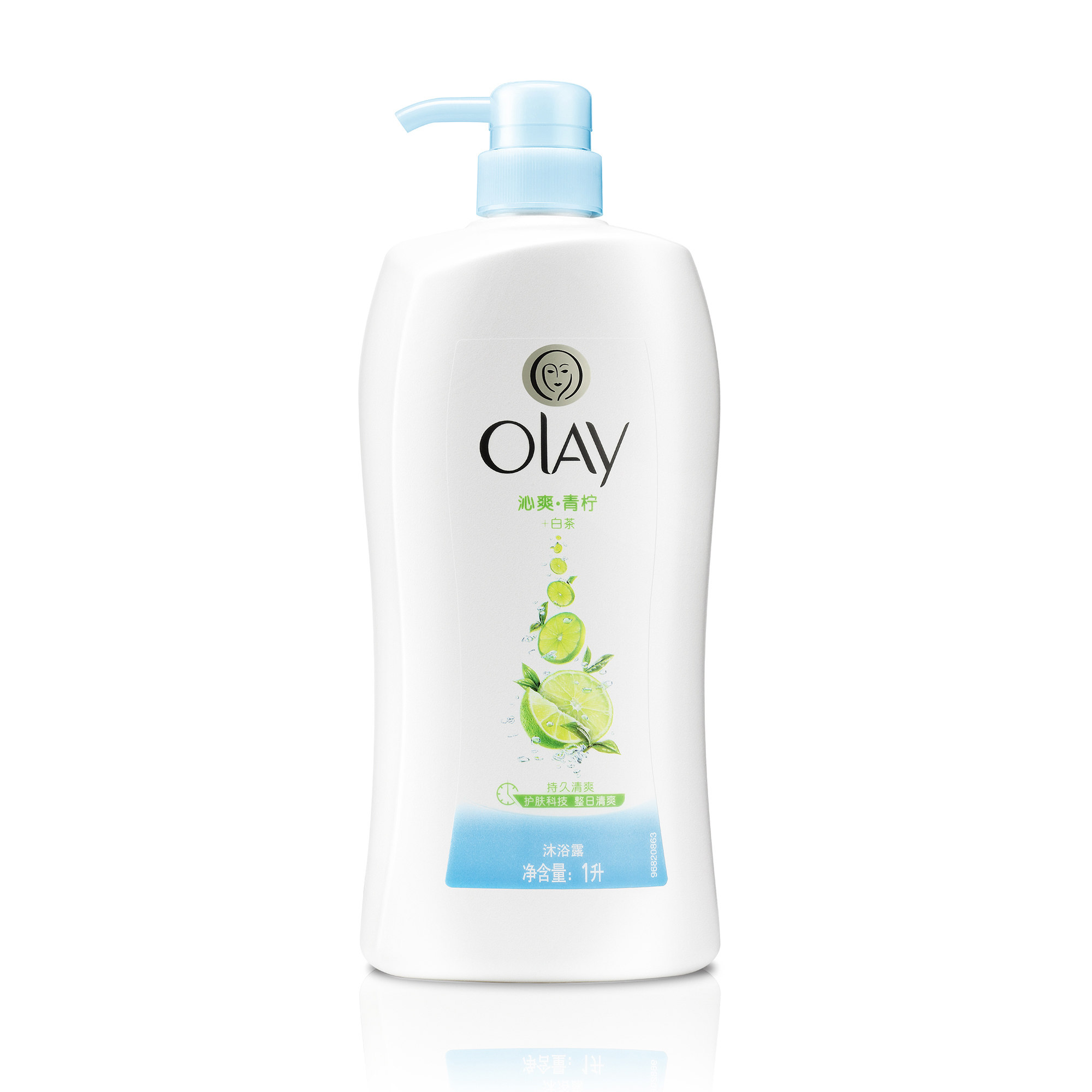 【天猫超市】玉兰油沐浴露OLAY青柠白茶沁醒清爽沐浴乳1000ml