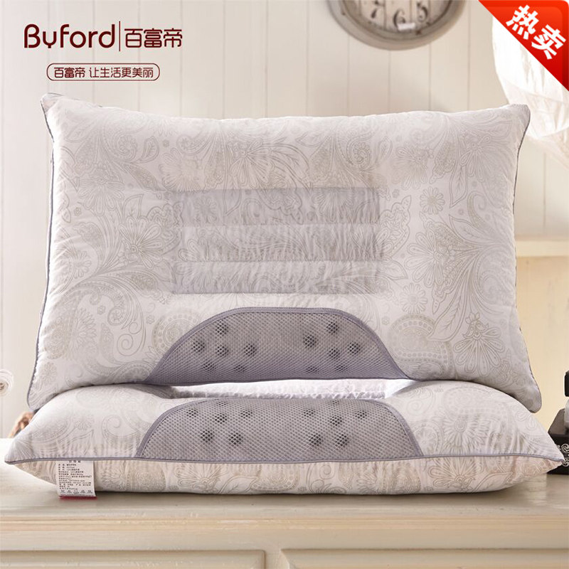 【天猫超市】百富帝家纺枕头 枕芯 决明子磁石枕 单只装