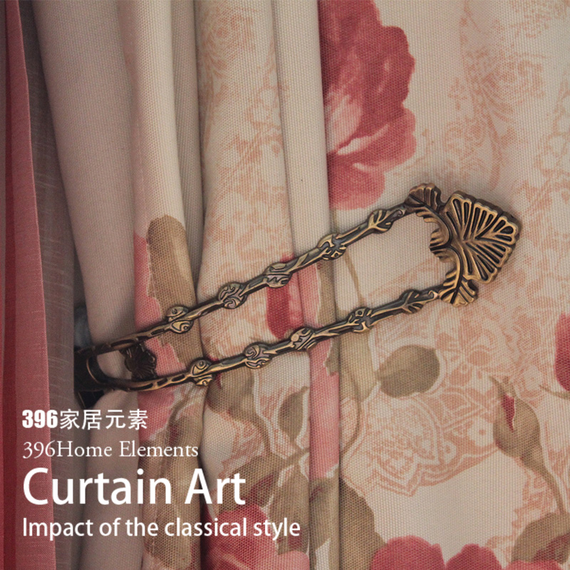 396 Home elements * L Hollow curtain wall hook hook French curtain buckle accessories without strap hanging ball