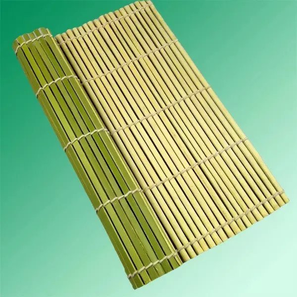 Green Leather Sushi Curtain Sushi Roll Sushi Bamboo Curtain Seaweed Rice Cooking Tools Strong