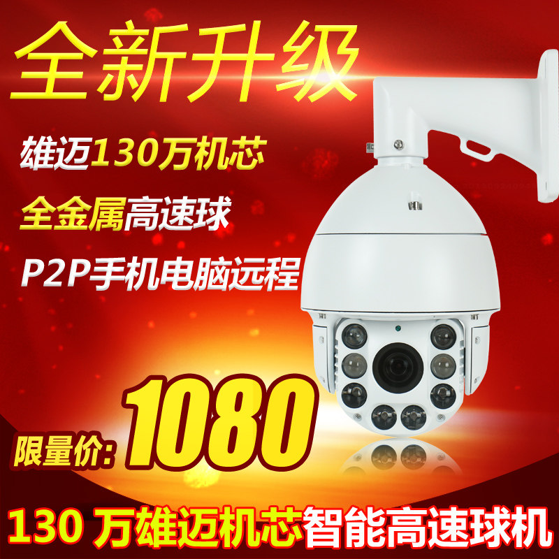 TUV 250 meters laser 13 million 960P zoom network high-speed dome remote PTZ infrared camera W
