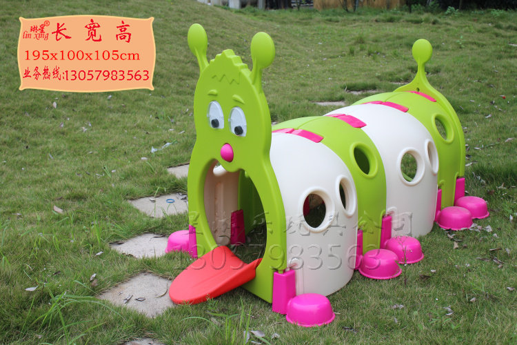 Special price drill tunnel kindergarten amusement equipment caterpillar toys children crawling tunnel pixie tunnel