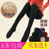 Thịt không thấm nước cộng với vớ nhung đen dày nhung nữ mùa xuân và mùa thu chống móc dày quần legging dày vớ nữ 