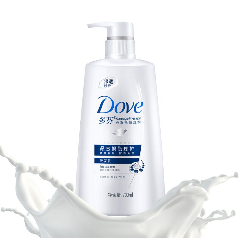 【天猫超市】多芬洗发水深度损伤理护洗发乳700ml 新老包装交替中