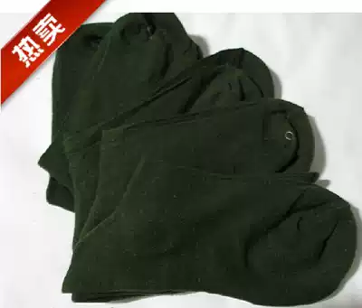 Grass green nylon socks Stretch socks antibacterial deodorant military socks Green military socks old-fashioned nylon socks