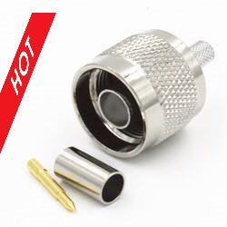 Type N Male Crimp RG58 RG400 Cable N-J3