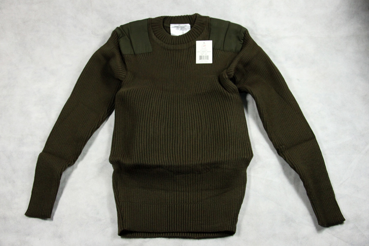 Authorized ROTHCO USMC SELAS G.I. Commando Sweater Army Green 6347OD