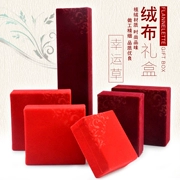 Trang sức hộp đổ xô nhung hộp lưu trữ vòng tay mặt dây chuyền vòng tay vòng tay trang sức hộp quà tặng hộp bao bì tùy chỉnh - Vòng đeo tay Cuff