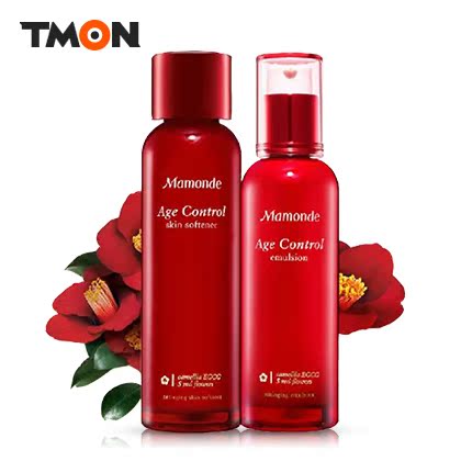 Mamonde/梦妆韩国官网直邮进口花颜凝时润活水乳套装