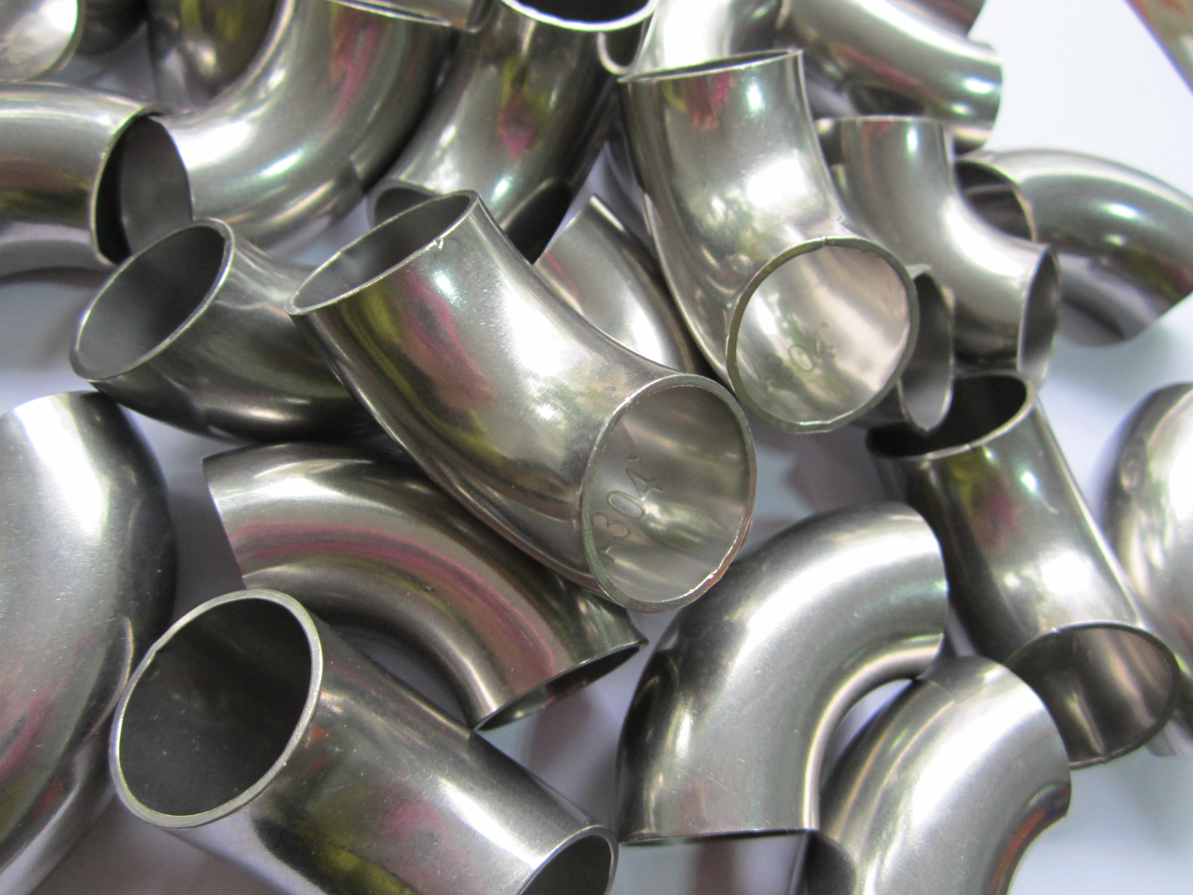 Stainless steel elbow 304 201 Welding elbow Bright elbow 90 degree 16 19 22 25 32 lengthened elbow