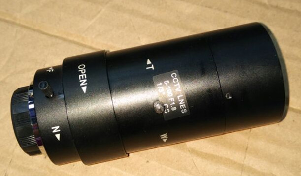 5-100mm manual aperture lens SSV05100 large lens light transmission is large