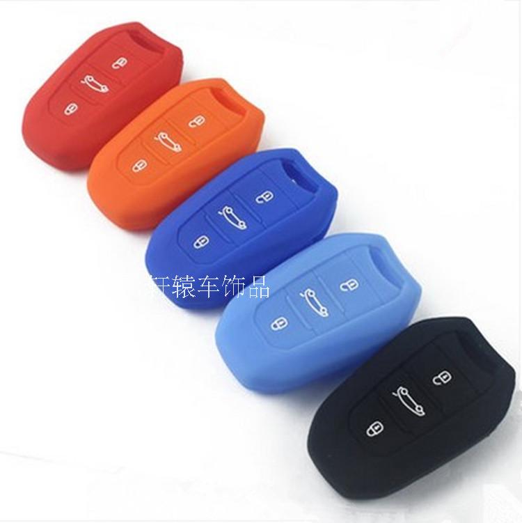 18 Peugeot 408 Key Pack Peugeot 301 2008 3008 4008508 4008508 silicone key bag key cover 