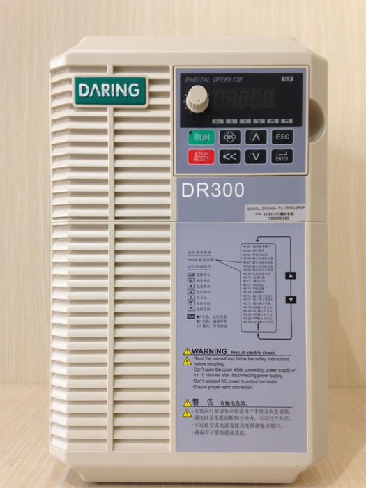 Large-dollar frequency converter 7 5KW three-phase 380V DR300A-T3-7R5G ventilator water pump type