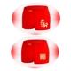 Chó 2 hộp năm heo, đồ lót nam màu đỏ, quần boxer, võ sĩ phương thức, quà sinh nhật quần lót nam cho người cao tuổi Nam giới