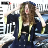 Krazy Двусторонная космическая толстовка с капюшоном, мегафон, модная куртка