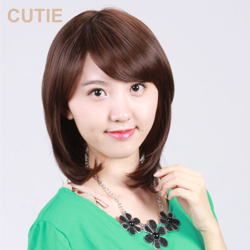 Cuddling Drop Wig Woman Short Curly Hair Twill Sea Day Ensemble Temperament OL Type Short Hair Wig Set High Temperature Silk Fashion Woman